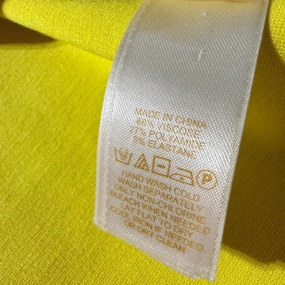 Kate Spade New York Hana Colorblock Shift Dress XS White Yellow Retro 60's